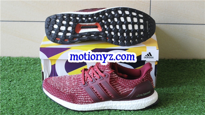 Real Boost Adidas Ultra Boost 3.0 Burgundy Red